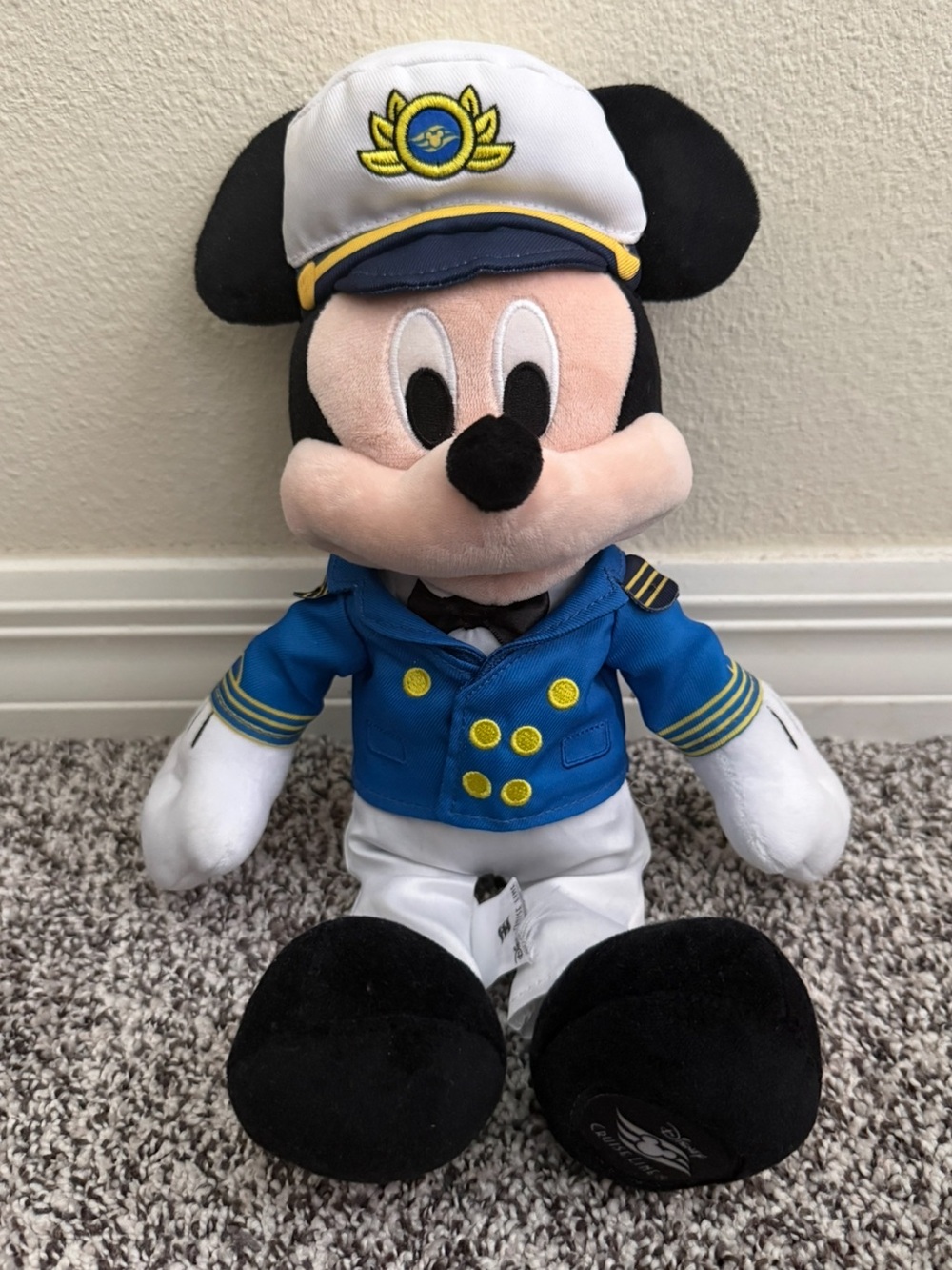 Disney Cruise Line Captain Mickey Mouse Plush